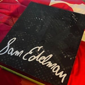 Sam Edelman high wedge platform heels.